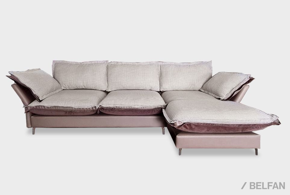 "Гранд" диван с оттоманкой 2