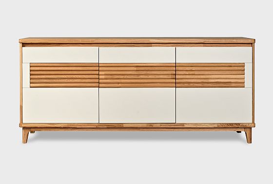 Тумба "Уоллстрит" 3 массив дуба, МДФ 13