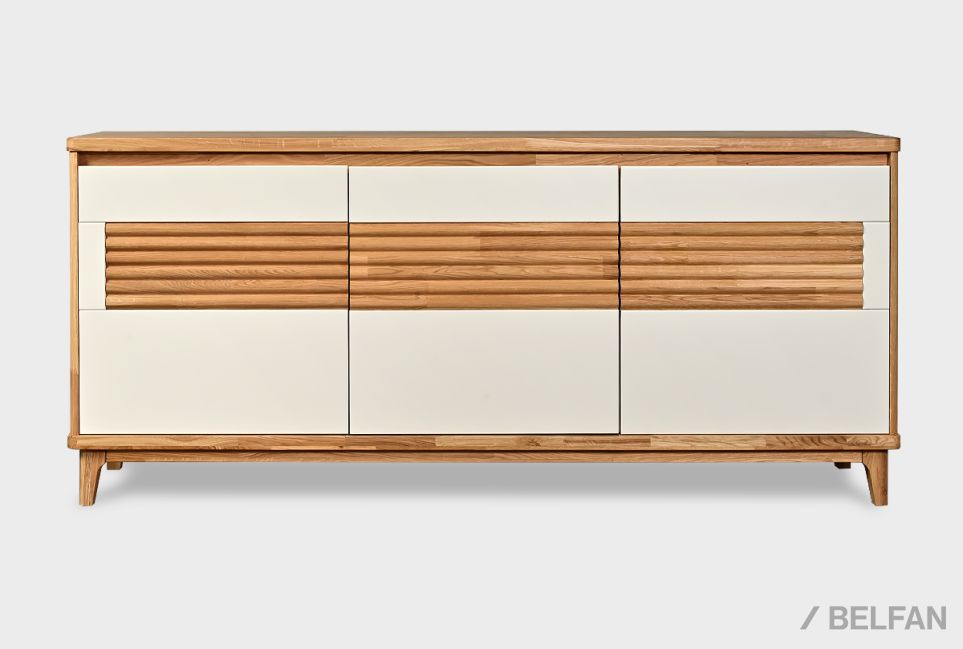 Тумба "Уоллстрит" 3 массив дуба, МДФ 3