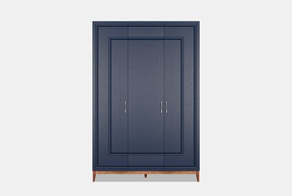 Шкаф 3-х дверный "Сакраменто" (с декором)