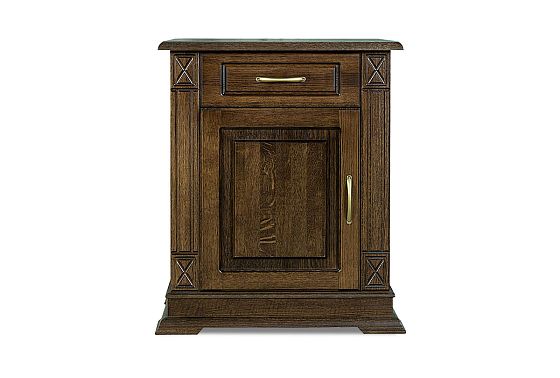 Тумба 1-но дв. "Верди Люкс 1" массив и шпон дуба 3