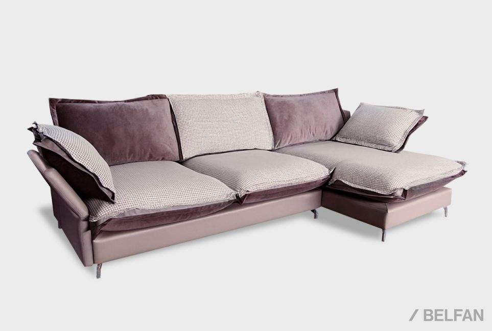 "Гранд" диван с оттоманкой 1