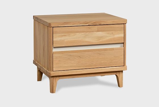 Тумба прикроватная "Уоллстрит" массив дуба, МДФ 9