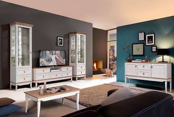 Стол журнальный "Стюарт" массив и шпон дуба 2