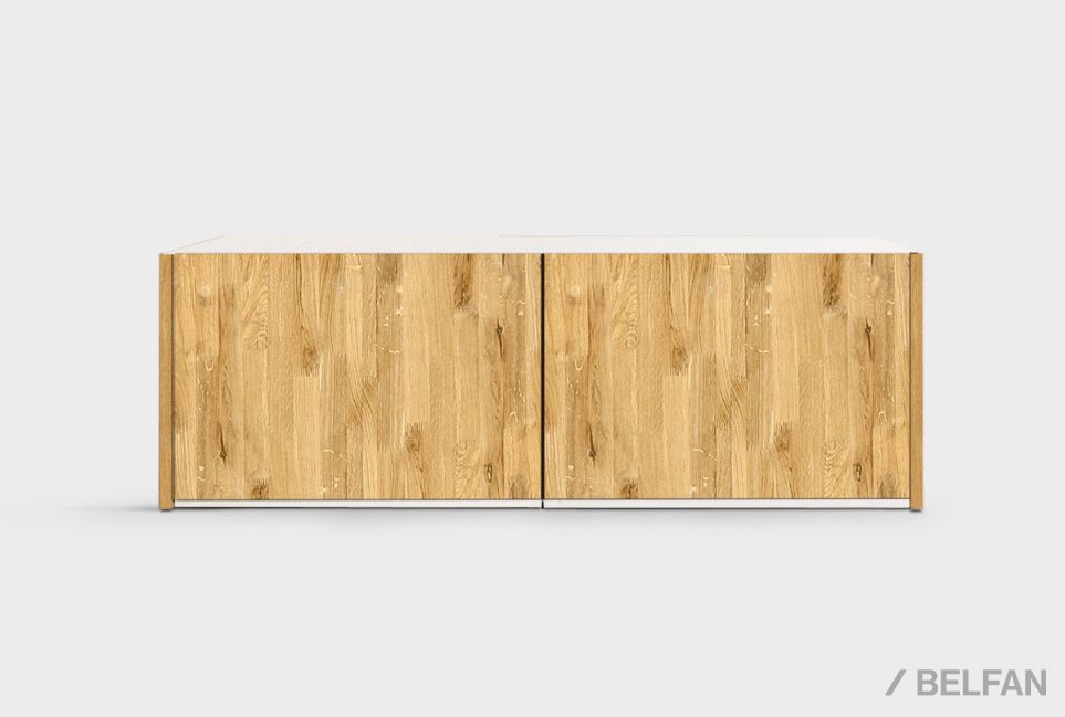 Дополнительная секция для шкафа 2-х дв. "Уоллстрит" массив дуба, МДФ 1