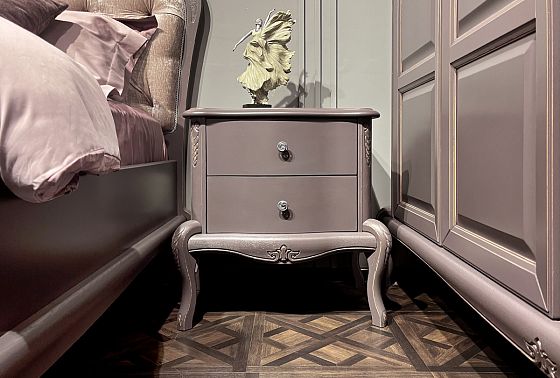 Тумба прикроватная "Флерон" массив и шпон дуба 5