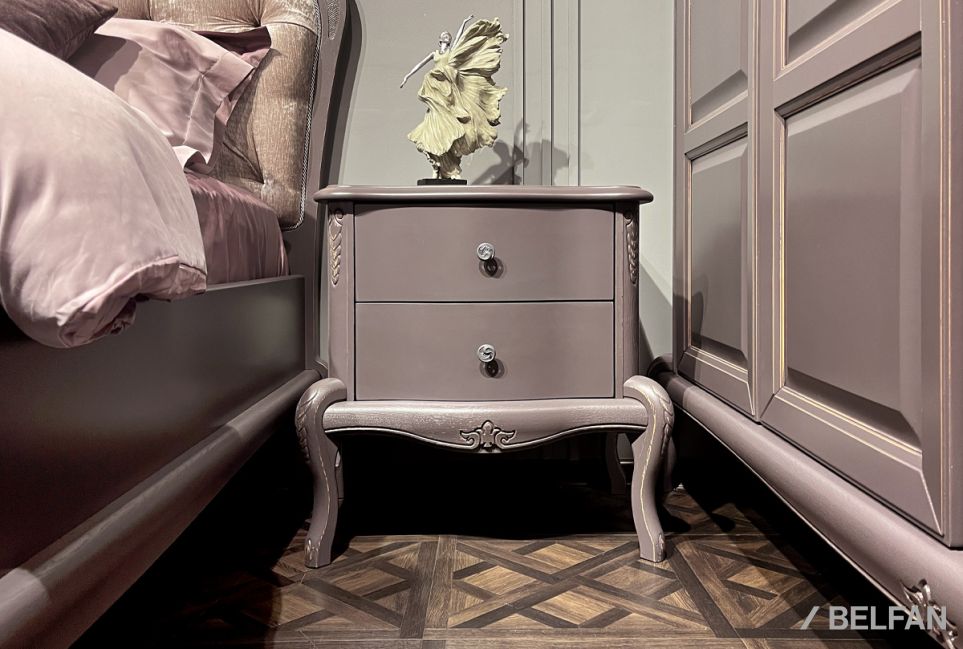 Тумба прикроватная "Флерон" массив и шпон дуба 2