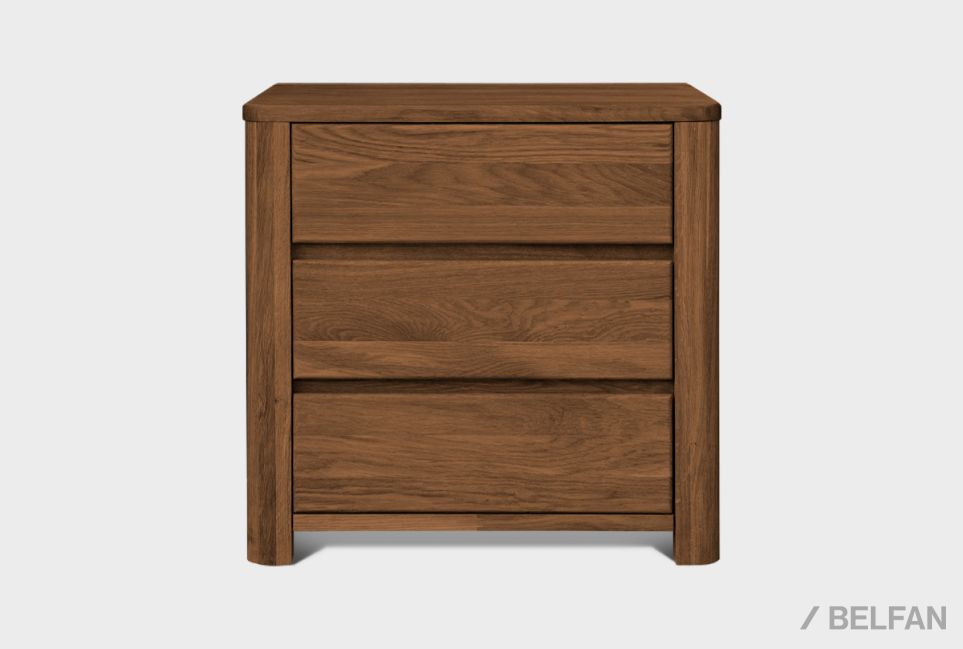 Тумба "Норд" (3 ящика) массив дуба 2