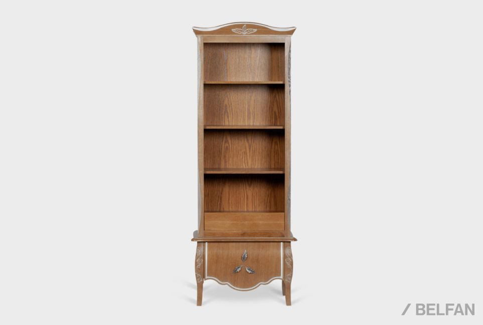 Стеллаж "Трио" массив и шпон дуба 3