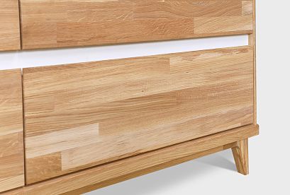 Комод "Уоллстрит" 6; *А-012.108; к-бейц-масло, ф-бейц-масло, вст-белый