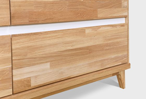 Комод "Уоллстрит" 6 массив дуба, МДФ 4