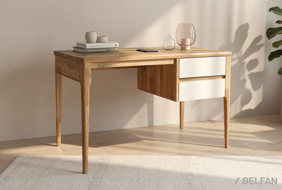 Стол письменный "Уоллстрит" массив дуба, МДФ 1