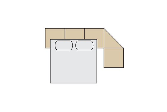 "Рафаэль" диван 4-х местный угловой  5