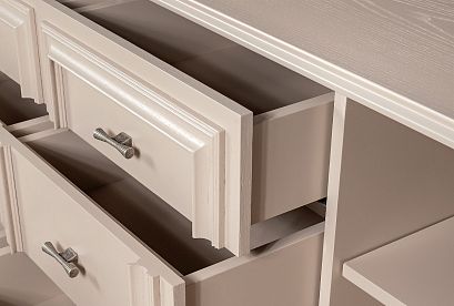 Тумба "Сакраменто" 4 (с ящиками); *А-016.50; марципан, орех