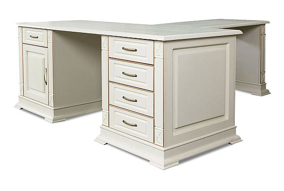 Стол письменный "Верди Люкс 8" массив и шпон дуба 3