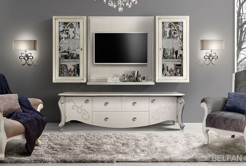 Щит навесной "Луиза" (декор) массив и шпон дуба 2