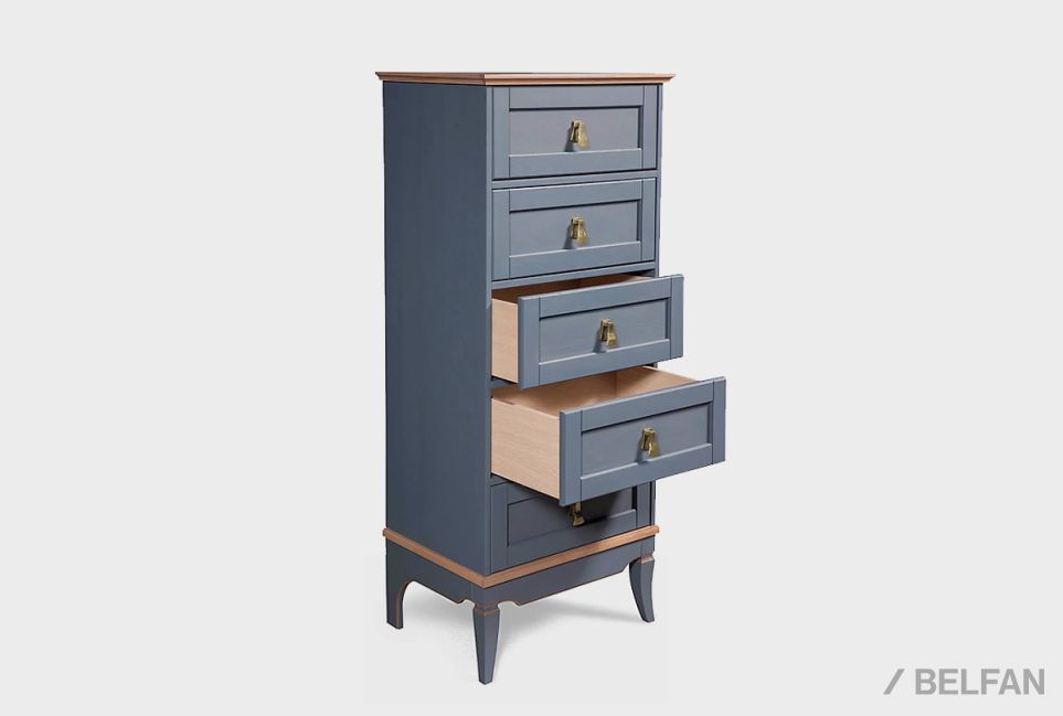 Комод "Стюарт" (высокий) массив и шпон дуба 5