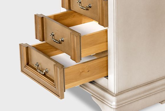 Комод "Оливия" высокий массив и шпон ольхи 7