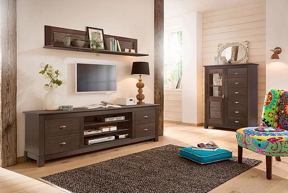 Полка настенная "Рауна" 165 массив сосны 3