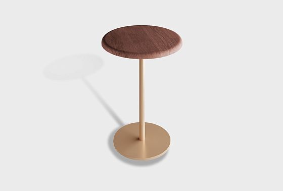 Стол журнальный "Меридиан" массив дуба, металл 6