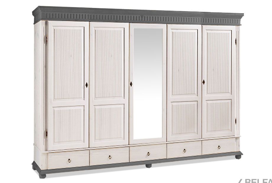 Шкаф "Хельсинки-5-SP-GT-М" массив сосны 1