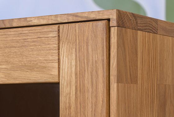 Тумба 2-х секционная "Ирвинг" (высокая) массив дуба 8