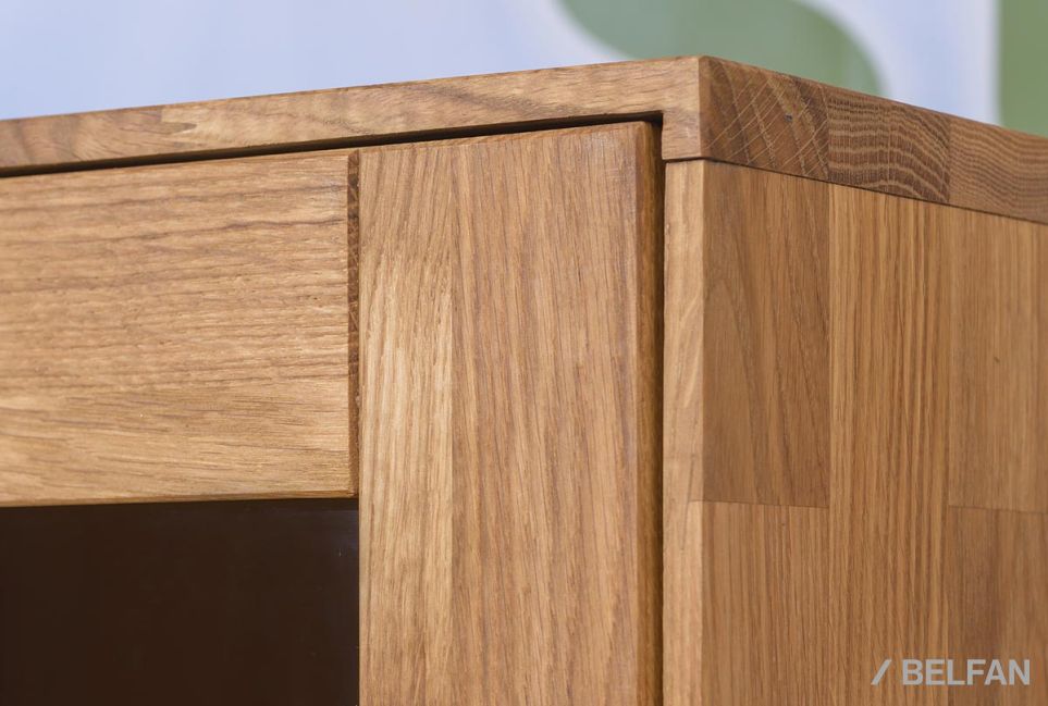 Тумба 2-х секционная "Ирвинг" (высокая) массив дуба 6