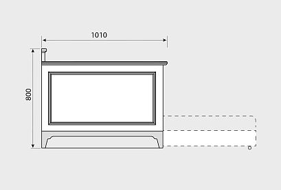Кровать-диван под два матраса «Бриансон»; с настилом, без матраса; *А-020.5332; (900х2000); муссон+дуб