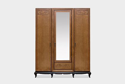 Шкаф для одежды 3-х дв. "Соната" с зеркалом (без декора)