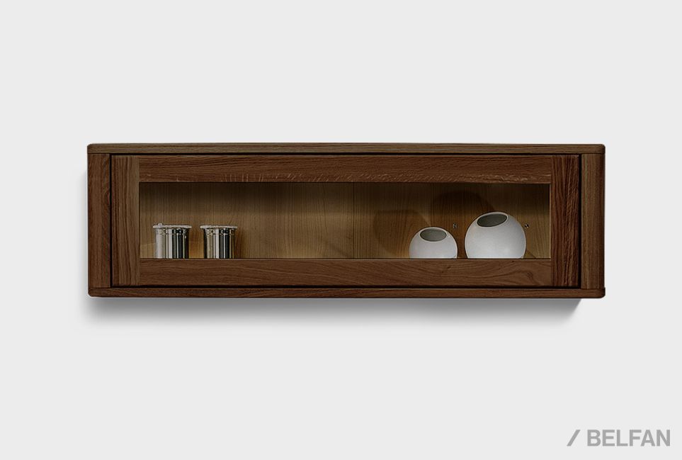 Шкаф навесной "Норд" массив дуба 1