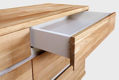 Комод "Уоллстрит" 6; *А-012.108; к-бейц-масло, ф-бейц-масло, вст-белый