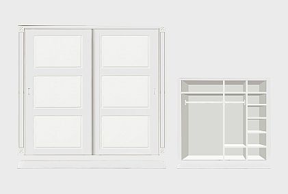 Шкаф-купе 2-х дверный «Бриансон»