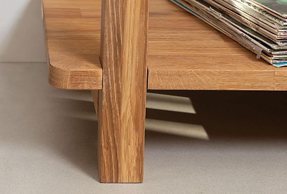 Стеллаж "Арт" 2 массив дуба 9