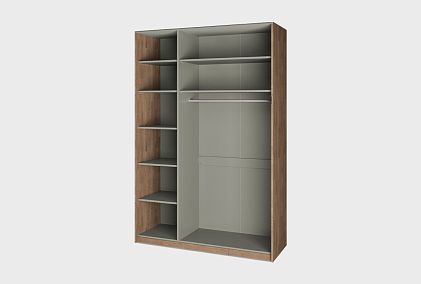 Шкаф для одежды 3-х дверный "Меридиан" (комбинированный)