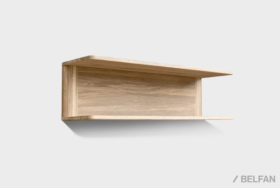 Полка настенная "Норд" 108 массив дуба 1