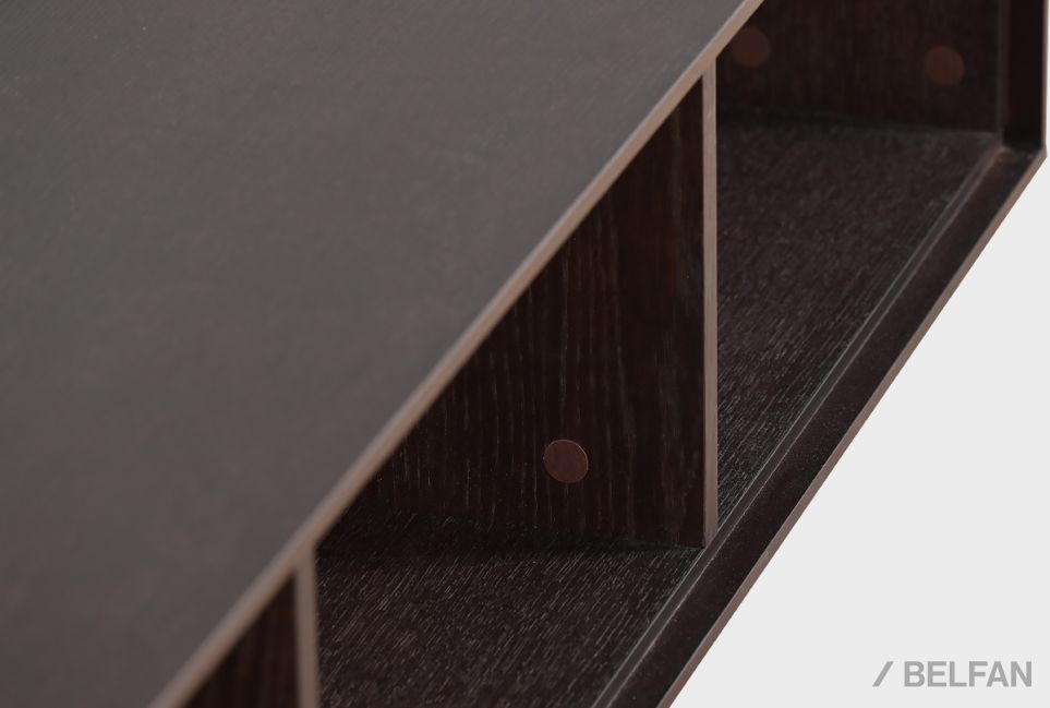 Полка настенная "Монреаль" 3 шпон дуба, МДФ 3