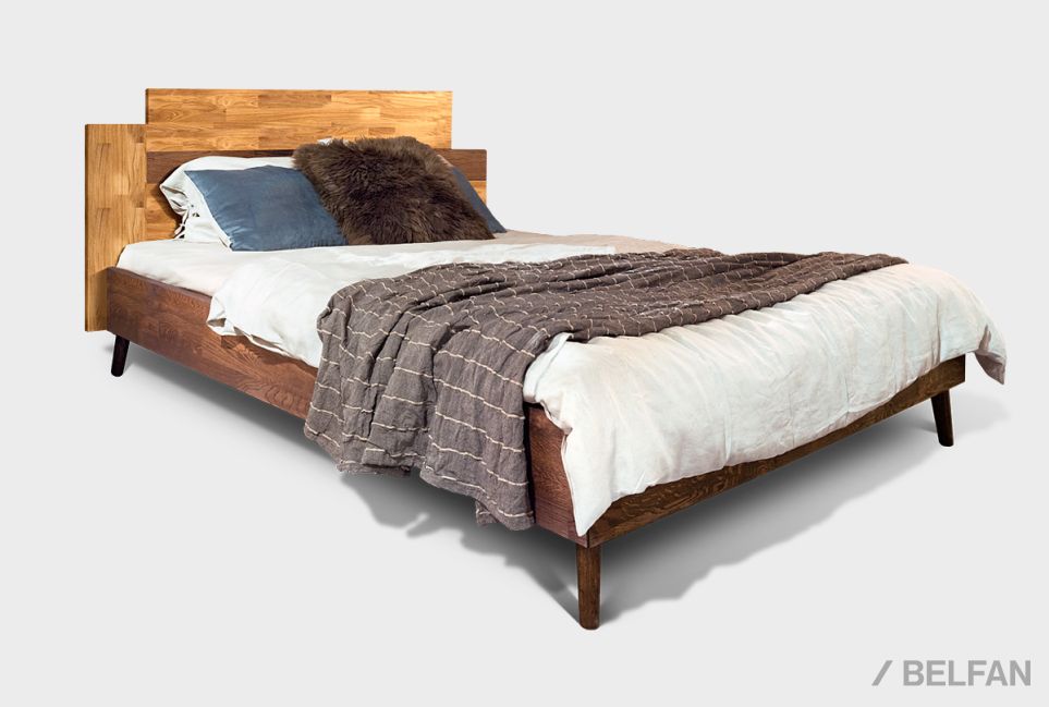 Кровать "Ирвинг Дизайн" массив дуба 8