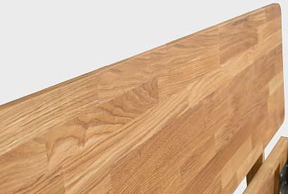 Кровать "Ирвинг"; без основания, без матраса; (1600x2000); бейц-масло