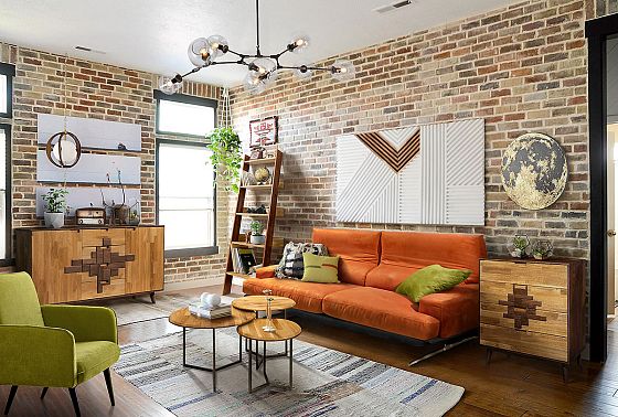 Комод "Ирвинг Дизайн" 1 массив дуба 9