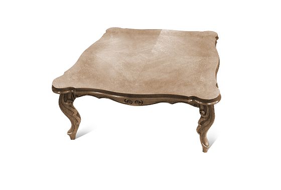 Стол журнальный "Луи" квадратный массив и шпон дуба 3