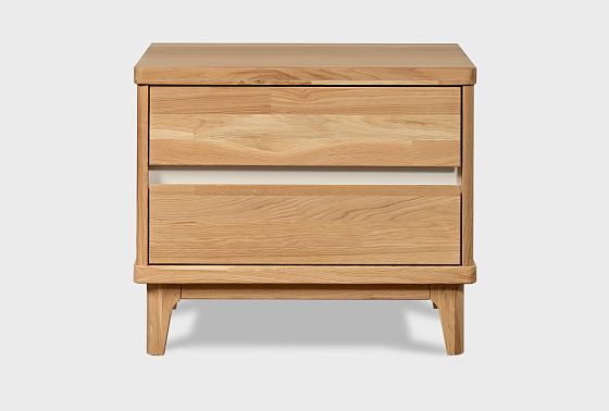 Тумба прикроватная "Уоллстрит" массив дуба, МДФ 9