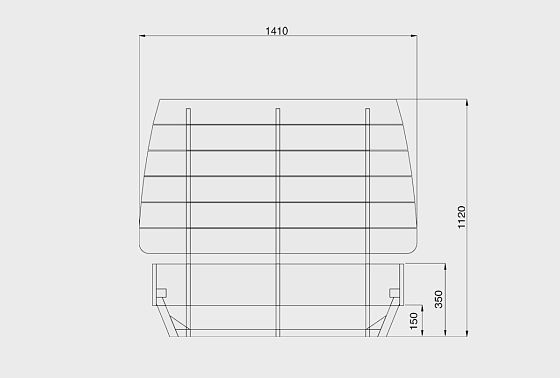 Кровать "Уоллстрит" массив дуба 4