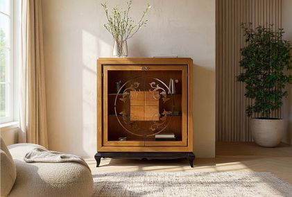 Тумба высокая "Соната" (стекло)