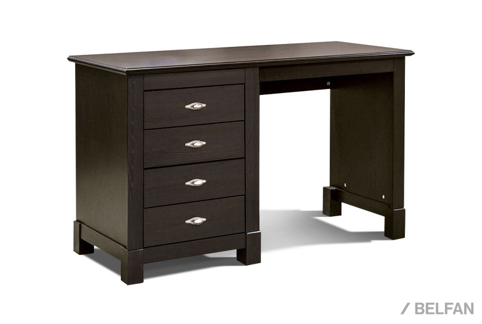 Стол письменный "Рауна" 04 (1 тумба) массив сосны 1