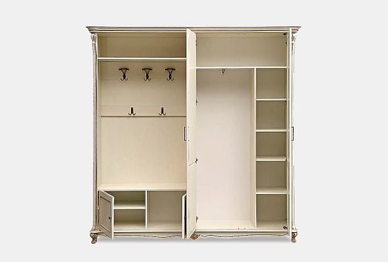 Шкаф комбинированный "Алези 2з" массив и шпон дуба 3