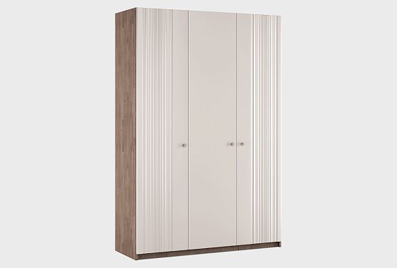 Шкаф для одежды 3-х дверный "Меридиан" (комбинированный) шпон дуба, МДФ 2