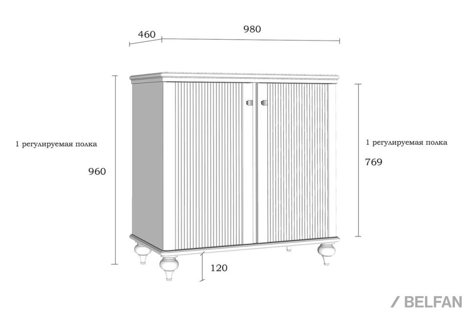 Комод "Рандеву" 22 массив сосны 4