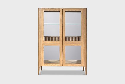 Тумба высокая "Бергамо" (стекло)