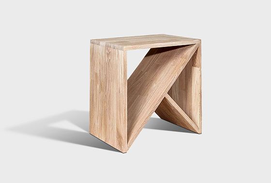 Стол прикроватный "Арт" Д массив дуба 4