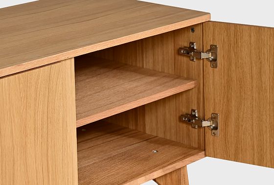 Тумба "Элва" D-3 массив и шпон дуба 10